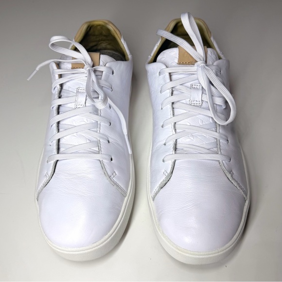 OLUKAI Men’s Lae‘ahi Li ‘Ili Convertible Leather Sneakers White Size- 9 - Picture 2 of 9